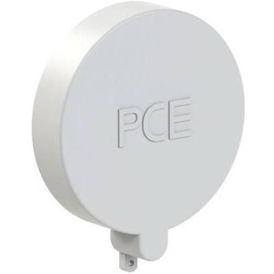 PCE, Prise + connecteur, CACHE-POUSSIÈRE 32A 5P / TS625G (CEE 16/5) - Publicité PCE, Prise + connecteur, CACHE-POUSSIÈRE 32A 5P / TS625G (CEE 16/5) - Publicité