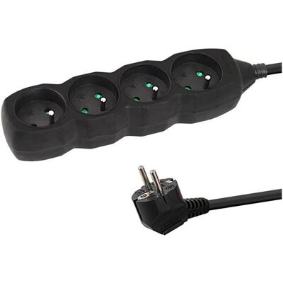 Esperanza, Multiprise, Power Strip 4 Sockets 3m Black (4x, 3 m) - Publicité Esperanza, Multiprise, Power Strip 4 Sockets 3m Black (4x, 3 m) - Publicité