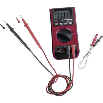 Kraftwerk, Multimètre, Digital-Multimeter (CAT II 600V, Multimètre portable) - Publicité Kraftwerk, Multimètre, Digital-Multimeter (CAT II 600V, Multimètre portable) - Publicité