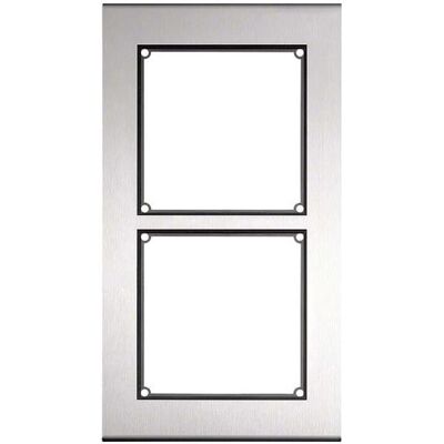 Elcom, Sécurité des bâtiments : accessoires, ELCO FMO-2/1EM station de porte modulaire en acier inoxydable, cadre de montage - Publicité Elcom, Sécurité des bâtiments : accessoires, ELCO FMO-2/1EM station de porte modulaire en acier inoxydable, cadre de montage - Publicité