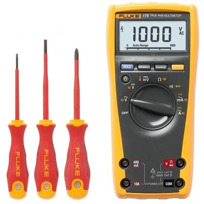 Fluke, Multimètre, Multimètre à efficacité réelle (CAT IV 600V, Multimètre portable) - Publicité Fluke, Multimètre, Multimètre à efficacité réelle (CAT IV 600V, Multimètre portable) - Publicité