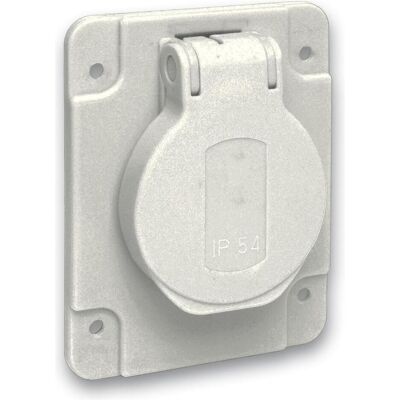 Schneider Electric PKS62G - Prise encastrée gris IP54 - Publicité Schneider Electric PKS62G - Prise encastrée gris IP54 - Publicité