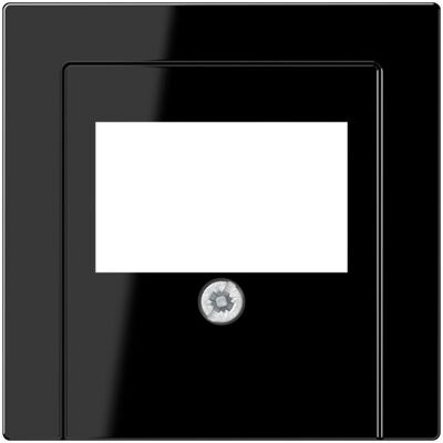 JUNG, Accessoires Gamme d'interrupteurs, Plaque centrale TAE 1f A sw glz vissée A569BFPLTSW - Publicité JUNG, Accessoires Gamme d'interrupteurs, Plaque centrale TAE 1f A sw glz vissée A569BFPLTSW - Publicité