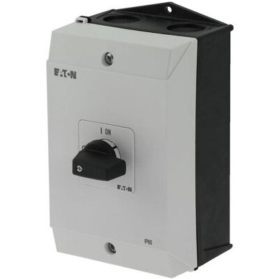 Eaton, Distributeur de courant mobile, P1-40/I2 Interrupteur MARCHE/ARRÊT 40A 690V 1 x 90° Gris, Noir 1p. Publicité Eaton, Distributeur de courant mobile, P1-40/I2 Interrupteur MARCHE/ARRÊT 40A 690V 1 x 90° Gris, Noir 1p. Publicité