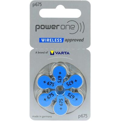 Varta 675 6BL POWER ONE (piles pour appareils auditifs) PR44 (6 pcs, Spécifique à l'appareil), Batteries + piles - Publicité Varta 675 6BL POWER ONE (piles pour appareils auditifs) PR44 (6 pcs, Spécifique à l'appareil), Batteries + piles - Publicité