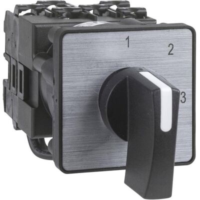 Schneider Commutateur à cames, 2 pôles, 90°, 12A, borne à vis K1B1002HLH, Bouton + interrupteur - Publicité Schneider Commutateur à cames, 2 pôles, 90°, 12A, borne à vis K1B1002HLH, Bouton + interrupteur - Publicité