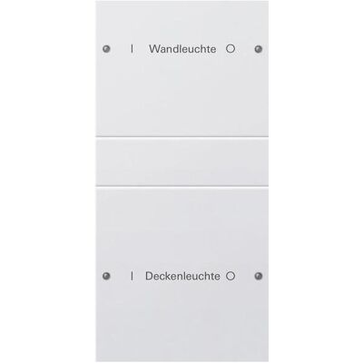 Gira 220203 - Ensemble d'interrupteurs 2 voies, Système 55, Blanc brillant - Publicité Gira 220203 - Ensemble d'interrupteurs 2 voies, Système 55, Blanc brillant - Publicité