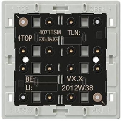 Jung 4071 TSM - Module Capteur d'Interrupteur KNX - 2 Boutons - Blanc - Publicité Jung 4071 TSM - Module Capteur d'Interrupteur KNX - 2 Boutons - Blanc - Publicité