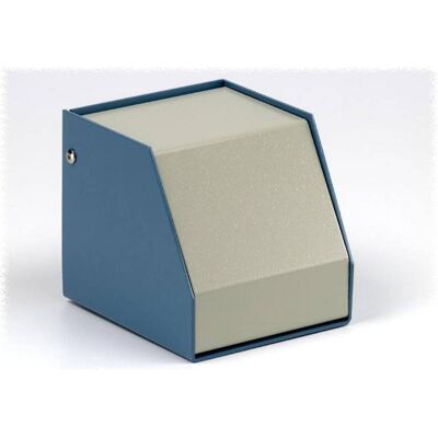 Hammond Electronics SCEM251414WH Boîtier d'instrumentation en aluminium bleu gris - Publicité Hammond Electronics SCEM251414WH Boîtier d'instrumentation en aluminium bleu gris - Publicité