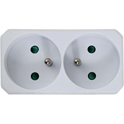 Esperanza, Multiprise, ELK305W Elektrischer Splitter 2 Steckdosen Weiss (2x) - Publicité Esperanza, Multiprise, ELK305W Elektrischer Splitter 2 Steckdosen Weiss (2x) - Publicité