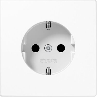 Jung LS1520BFKIWW - Prise Safety Plus - Publicité Jung LS1520BFKIWW - Prise Safety Plus - Publicité