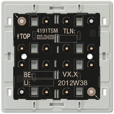 JUNG, Accessoires Gamme d'interrupteurs, Tastsensor KNX UP 1pkt incl. couplage LED 4191TSM - Publicité JUNG, Accessoires Gamme d'interrupteurs, Tastsensor KNX UP 1pkt incl. couplage LED 4191TSM - Publicité