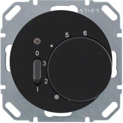 Berker 20302045, Thermostat, Noir - Publicité Berker 20302045, Thermostat, Noir - Publicité