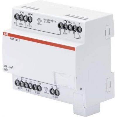 ABB FCC/S1.3.1.1 - Contrôleur de Bobine de Ventilateur - KNX - 6 TE - Publicité ABB FCC/S1.3.1.1 - Contrôleur de Bobine de Ventilateur - KNX - 6 TE - Publicité
