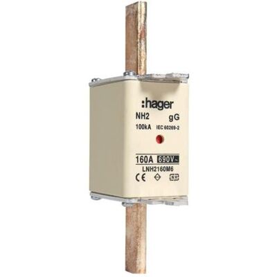 Hager, Fusible, LNH2160M6 (160 A) - Publicité Hager, Fusible, LNH2160M6 (160 A) - Publicité