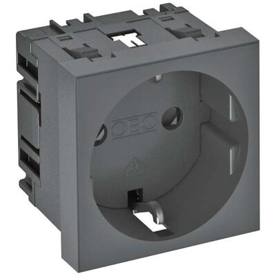 OBO Bettermann, Prise de courant, Prise 0°, 1 contact de protection 250V, 6120016 - Publicité OBO Bettermann, Prise de courant, Prise 0°, 1 contact de protection 250V, 6120016 - Publicité