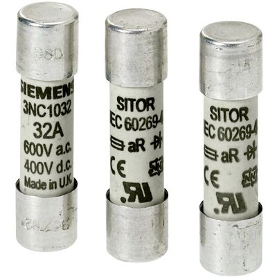 Fusible cylindrique Siemens 3NC1016-0MK - 16A - Publicité Fusible cylindrique Siemens 3NC1016-0MK - 16A - Publicité