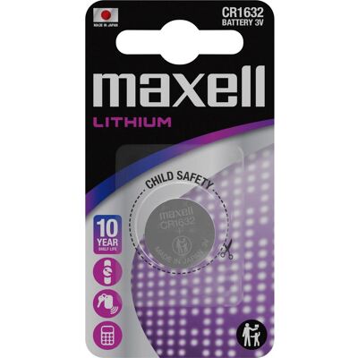 Maxell CR1632 (Lithium) - Pile bouton-Copy (1 pcs, CR1632, 140 mAh), Batteries + piles - Publicité Maxell CR1632 (Lithium) - Pile bouton-Copy (1 pcs, CR1632, 140 mAh), Batteries + piles - Publicité