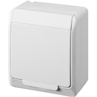 Elektro-Plast, Prise de courant, PLUG SOCKET HERMES 0324-02 BLANC - Publicité Elektro-Plast, Prise de courant, PLUG SOCKET HERMES 0324-02 BLANC - Publicité