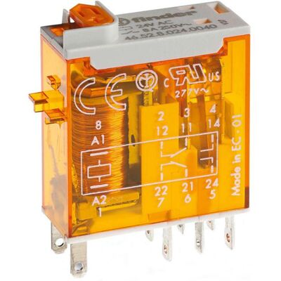 Relais de puissance Finder Série 46 - DPDT, 110V AC, 8A, Enfichable - Publicité Relais de puissance Finder Série 46 - DPDT, 110V AC, 8A, Enfichable - Publicité