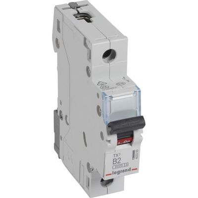 Legrand Disjoncteur, Wyłącznik nadprądowy 1P B 2A 6kA AC S301 TX3 (403350) - Publicité Legrand Disjoncteur, Wyłącznik nadprądowy 1P B 2A 6kA AC S301 TX3 (403350) - Publicité