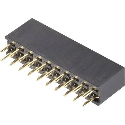 BKL Electronic Barrette femelle double rangée Pas 2.54 mm, Câble + prise électronique, Noir - Publicité BKL Electronic Barrette femelle double rangée Pas 2.54 mm, Câble + prise électronique, Noir - Publicité