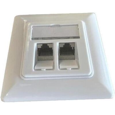 Televes - TC26AUP CAT6A - CAT6A - 2x RJ45 - RJ45 connecteur Keystone - Publicité Televes - TC26AUP CAT6A - CAT6A - 2x RJ45 - RJ45 connecteur Keystone - Publicité
