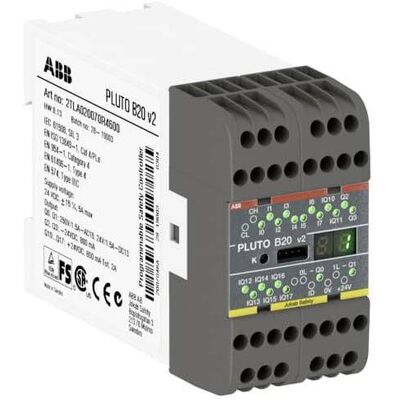 ABB Pluto B20 v2 - PLC de sécurité - Publicité ABB Pluto B20 v2 - PLC de sécurité - Publicité