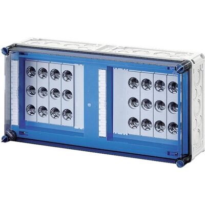 Hensel Fusible, HEN Mi 3425 Boîtier de fusibles 8x25A 3 pôles DII E27 250A (25 A) - Publicité Hensel Fusible, HEN Mi 3425 Boîtier de fusibles 8x25A 3 pôles DII E27 250A (25 A) - Publicité