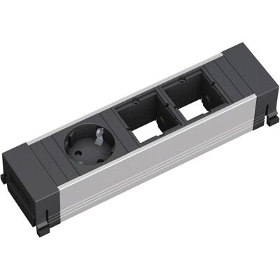 Bachmann, Multiprise, POWER FRAME - bloc multiprise - CA 230 V (3x, CEE 7/3, PECO 7/5) - Publicité Bachmann, Multiprise, POWER FRAME - bloc multiprise - CA 230 V (3x, CEE 7/3, PECO 7/5) - Publicité