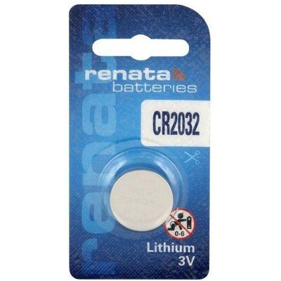 Renata Lithium CR2032 (1 pcs, CR2032, 225 mAh), Batteries + piles - Publicité Renata Lithium CR2032 (1 pcs, CR2032, 225 mAh), Batteries + piles - Publicité