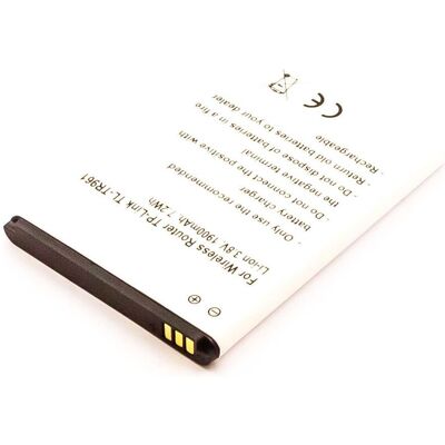 AGI Batterie compatible avec TP-Link TL-TR961 - Batterie - 1.900 mAh (Spécifique à l'appareil, 1900 mAh), Batteries + piles - Publicité AGI Batterie compatible avec TP-Link TL-TR961 - Batterie - 1.900 mAh (Spécifique à l'appareil, 1900 mAh), Batteries + piles - Publicité