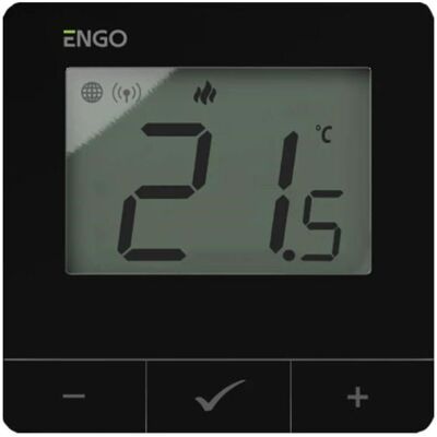 Engo Controls - Zigbee/868mhz - 230v - Noir - Thermostat - Publicité Engo Controls - Zigbee/868mhz - 230v - Noir - Thermostat - Publicité