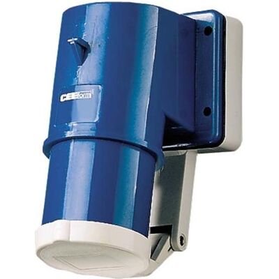Mennekes, Prise + connecteur, Prise en saillie, 16A5p9h230V, IP44 AM399 (CEI 60309) - Publicité Mennekes, Prise + connecteur, Prise en saillie, 16A5p9h230V, IP44 AM399 (CEI 60309) - Publicité