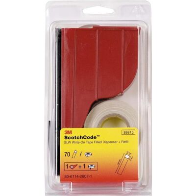 3M Accessoires de connexion par câble, Distributeur de marqueurs de câbles ScotchCode avec 70 marqueurs de câbles inscriptibles - Publicité 3M Accessoires de connexion par câble, Distributeur de marqueurs de câbles ScotchCode avec 70 marqueurs de câbles inscriptibles - Publicité