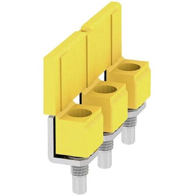 Weidmüller WQV 16N/3 Connecteur transversal pour bornes 3p 1636570000, Câble : accessoires, Jaune - Publicité Weidmüller WQV 16N/3 Connecteur transversal pour bornes 3p 1636570000, Câble : accessoires, Jaune - Publicité