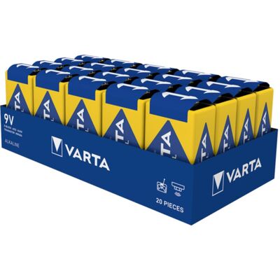 Varta Industrie (20 pcs, 9V Block, 580 mAh), Batteries + piles - Publicité Varta Industrie (20 pcs, 9V Block, 580 mAh), Batteries + piles - Publicité