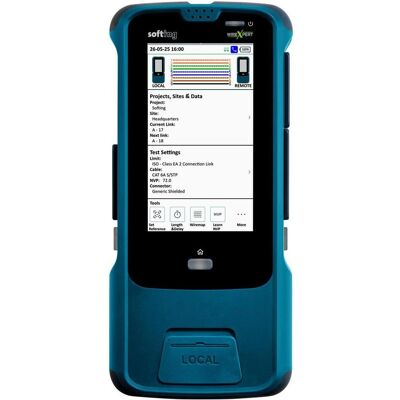 Softing, Multimètre, WX-MP-C6A WireXpert MP C6A LAN Kupferkabel-Zertif.-Kl D,E,EA,F 230001 (Testeur de câbles) - Publicité Softing, Multimètre, WX-MP-C6A WireXpert MP C6A LAN Kupferkabel-Zertif.-Kl D,E,EA,F 230001 (Testeur de câbles) - Publicité