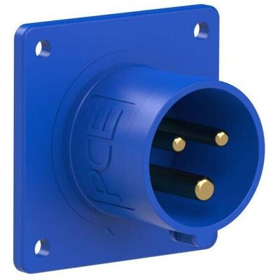 PCE, Prise + connecteur, 613-6 Connecteur pour accessoires droit 16A 3p 6h IP44 (CEE 16/3) - Publicité PCE, Prise + connecteur, 613-6 Connecteur pour accessoires droit 16A 3p 6h IP44 (CEE 16/3) - Publicité
