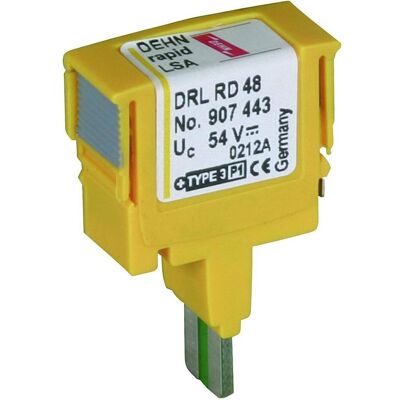 DEHN 907443 Parafoudre avec connecteur LSA-Plus - 48V 10kA - Publicité DEHN 907443 Parafoudre avec connecteur LSA-Plus - 48V 10kA - Publicité