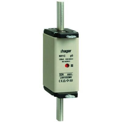 Hager, Fusible, LNH1032MK (32 A) - Publicité Hager, Fusible, LNH1032MK (32 A) - Publicité