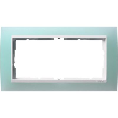 GIRA 1002395 - Cadre d'interrupteur Menthe - Convient pour installation encastrée - Publicité GIRA 1002395 - Cadre d'interrupteur Menthe - Convient pour installation encastrée - Publicité