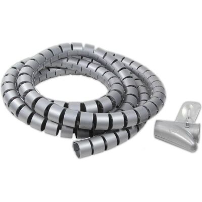 LogiLink, Goulotte passe-câbles, Tuyau spiralé Collier de serrage, 1,5m (Gaine spirale, 150 cm) - Publicité LogiLink, Goulotte passe-câbles, Tuyau spiralé Collier de serrage, 1,5m (Gaine spirale, 150 cm) - Publicité
