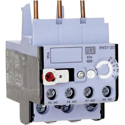 Relais de protection moteur WEG RW27-2D3-D063 - 3 NO (T), 1 NO (T), 1 NF - Publicité Relais de protection moteur WEG RW27-2D3-D063 - 3 NO (T), 1 NO (T), 1 NF - Publicité