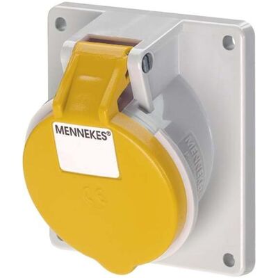 Mennekes, Prise de courant, MEN 1631 16A3p 4H110V Prise en saillie TwinCONTACT IP44 - Publicité Mennekes, Prise de courant, MEN 1631 16A3p 4H110V Prise en saillie TwinCONTACT IP44 - Publicité
