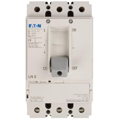 Eaton, Distributeur de courant mobile, Interrupteur d'alimentation LN2-160-I - 112002 - Publicité Eaton, Distributeur de courant mobile, Interrupteur d'alimentation LN2-160-I - 112002 - Publicité