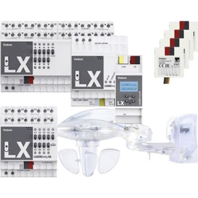 Theben, Actionneur, Paket LUXORliving (Actionneur de commutation, Actionneur de stores, Actionneur de variateur) - Publicité Theben, Actionneur, Paket LUXORliving (Actionneur de commutation, Actionneur de stores, Actionneur de variateur) - Publicité
