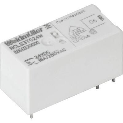 Relais PCB compact Weidmüller RCL 314005 W - 5 V DC, 16 A, Contact unique - Publicité Relais PCB compact Weidmüller RCL 314005 W - 5 V DC, 16 A, Contact unique - Publicité