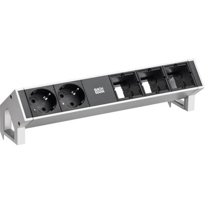 Bachmann, Multiprise, Aufbau-Anschlussfelder DESK2 (2x, CEE 7/3) - Publicité Bachmann, Multiprise, Aufbau-Anschlussfelder DESK2 (2x, CEE 7/3) - Publicité