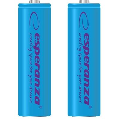 Esperanza Pile bleue AA (2 pcs, AA, 2000 mAh), Batteries + piles - Publicité Esperanza Pile bleue AA (2 pcs, AA, 2000 mAh), Batteries + piles - Publicité